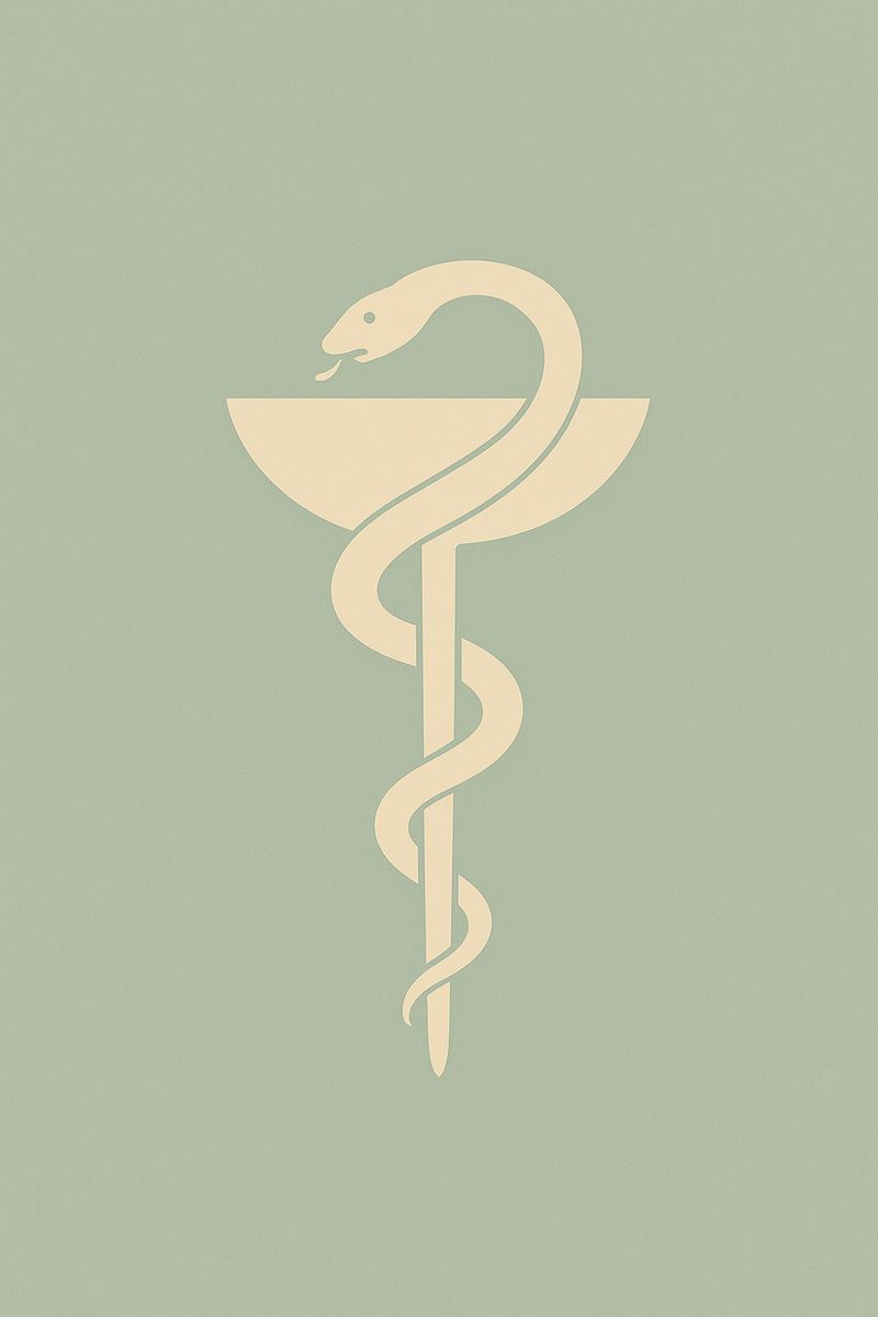 Laska, wokół wąż na jasnej szałwii